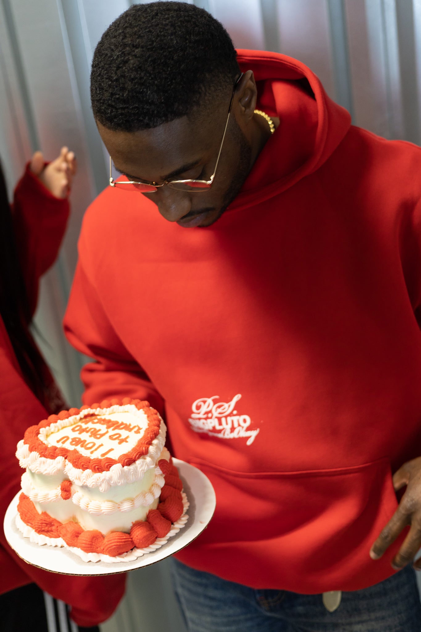 RED LOVE LETTER HOODIE