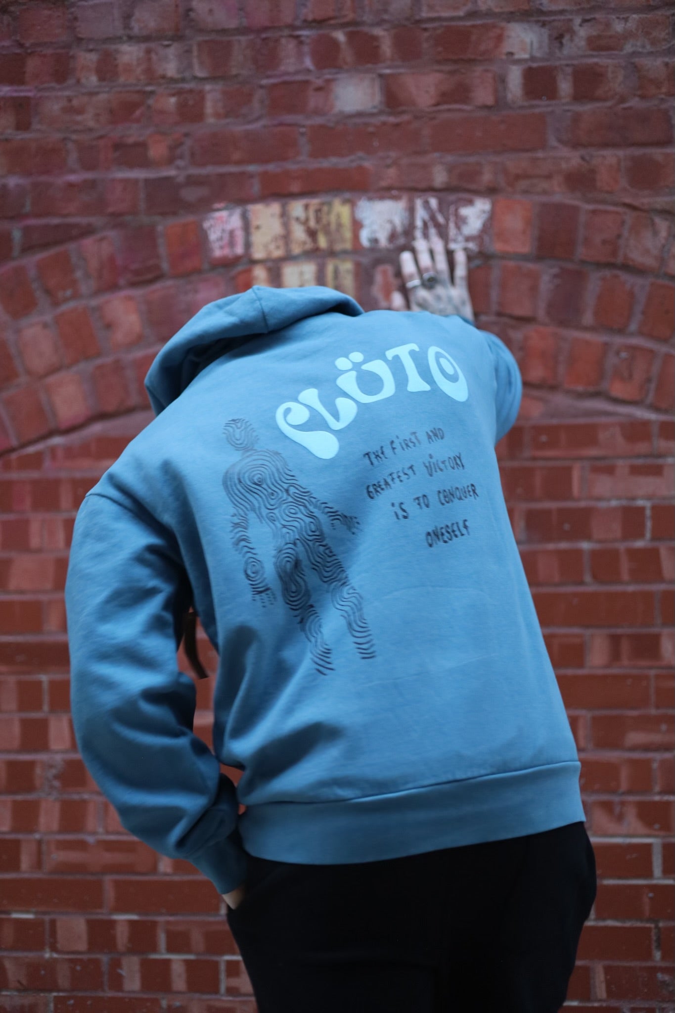 KNOW YOURSELF HOODIE SLATE
