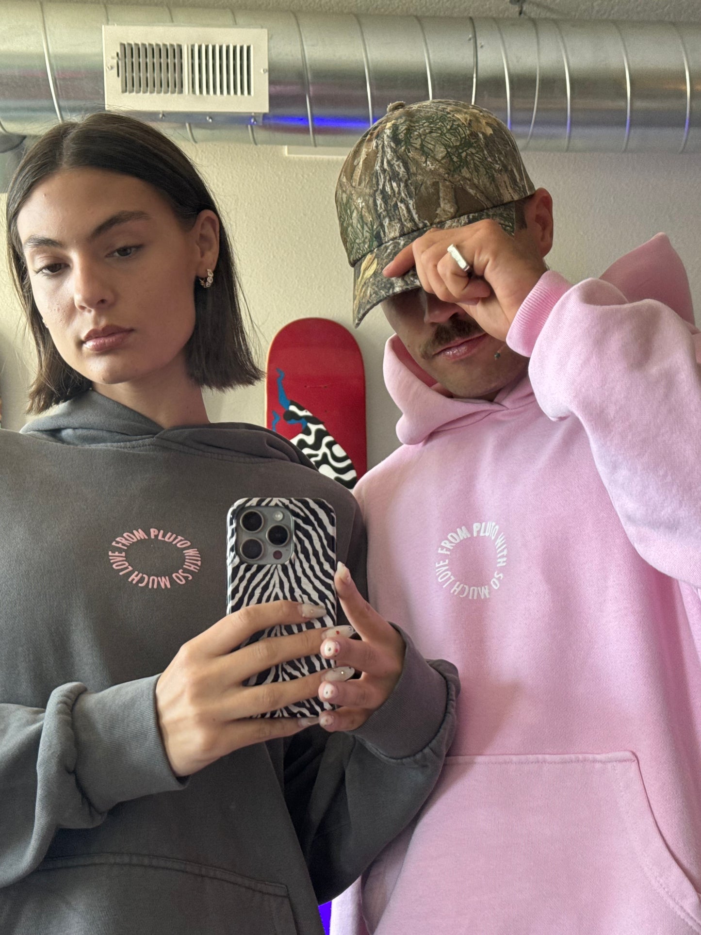 PINK BREATHLESS HOODIE