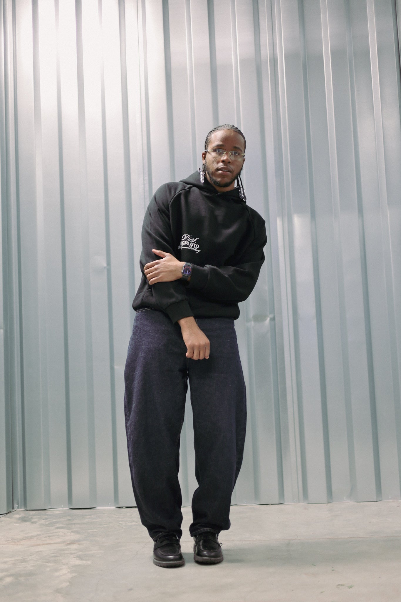 BLACK LOVE LETTER HOODIE