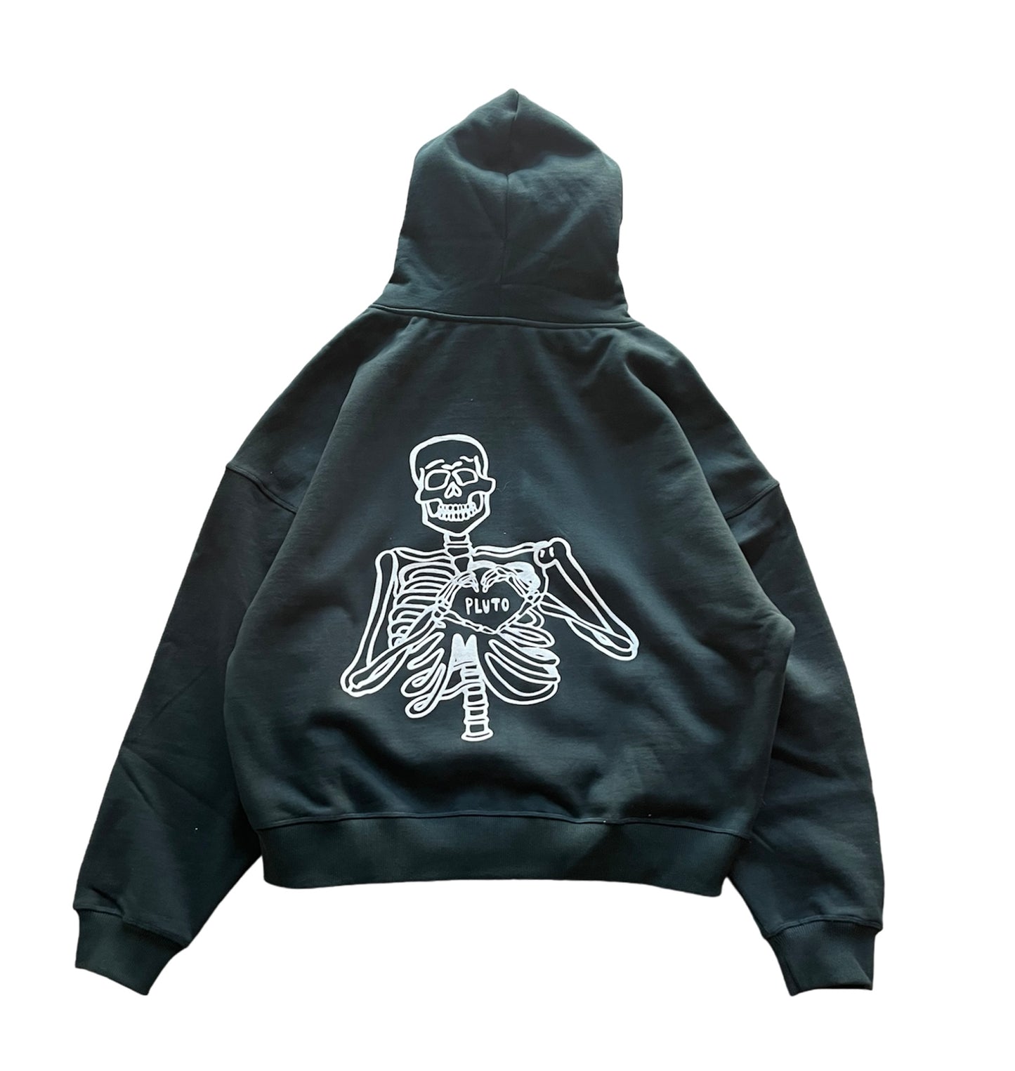 LOVE ZIP UP HOODIE FOREST