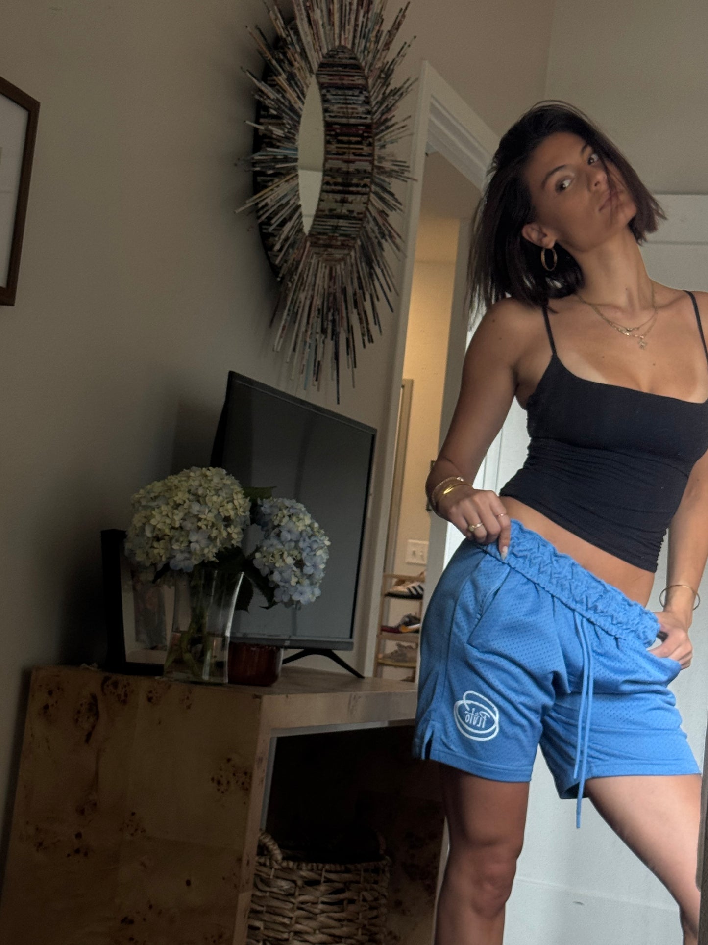 BABY BLUE SHORTS