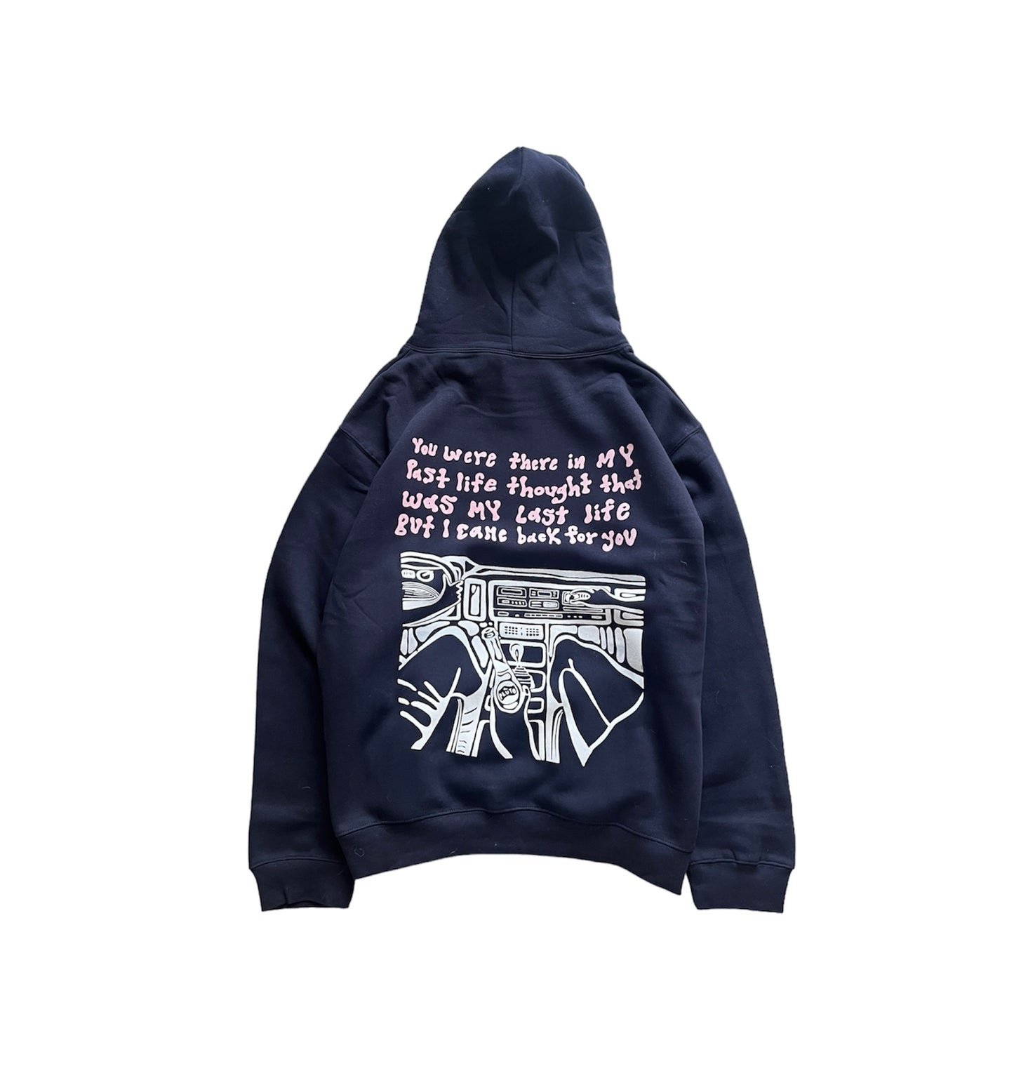 PAST LIFE NAVY HOODIE