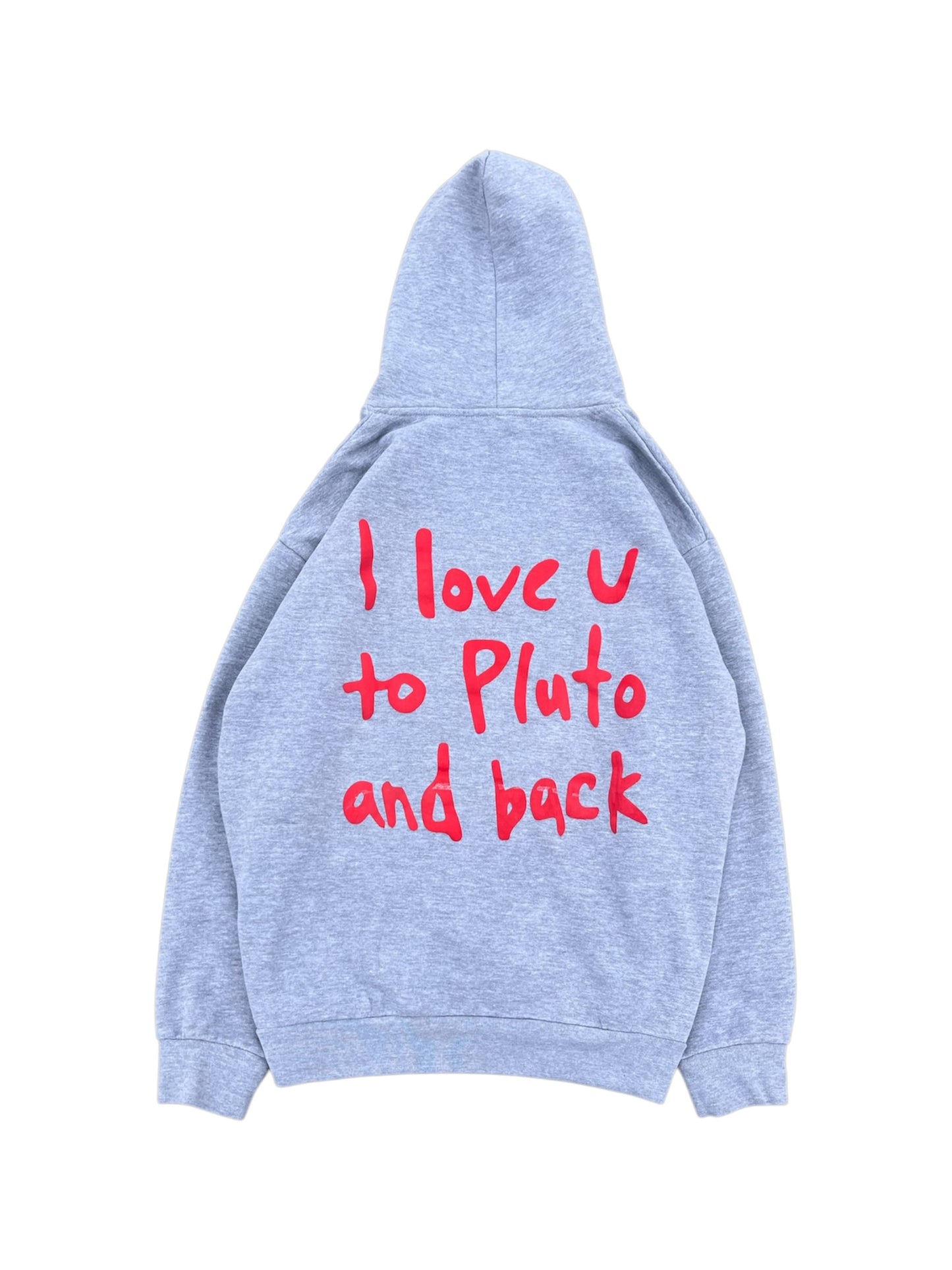 GREY LOVE LETTER HOODIE