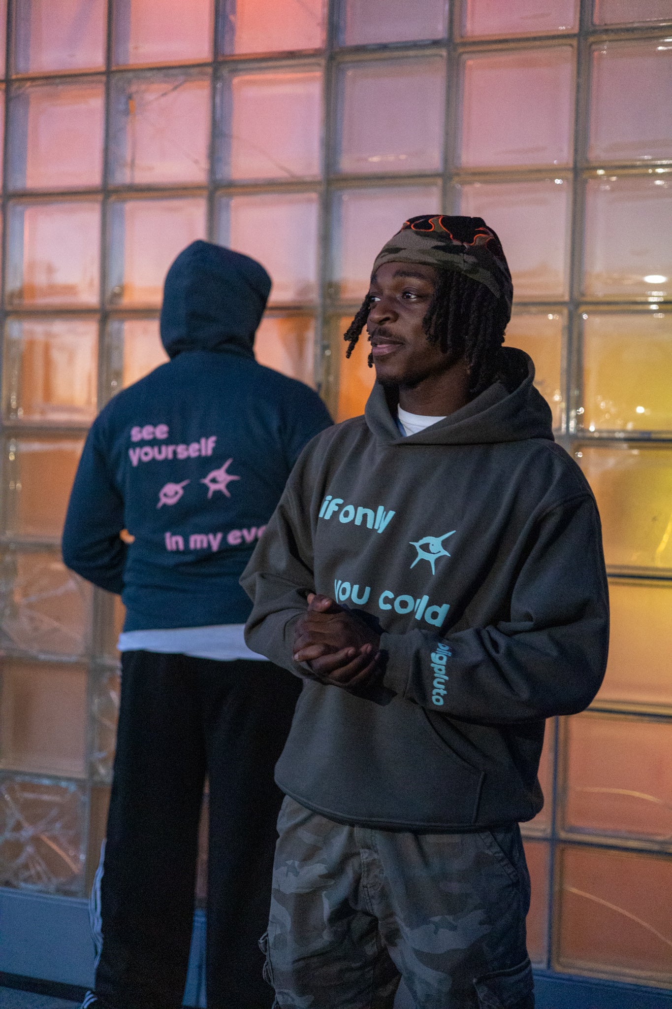CHARCOAL EYES HOODIE