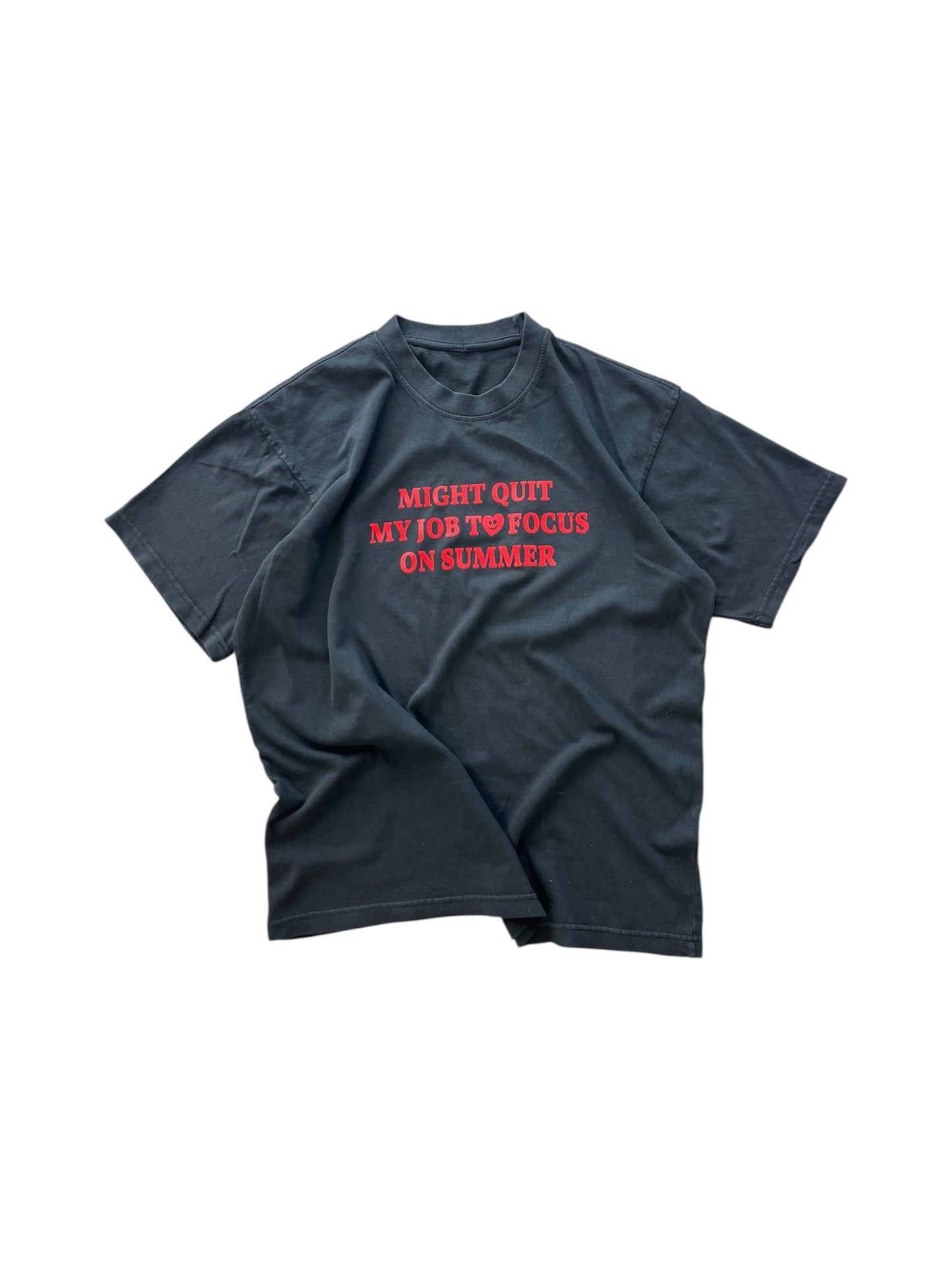 BLACK SUMMER TEE
