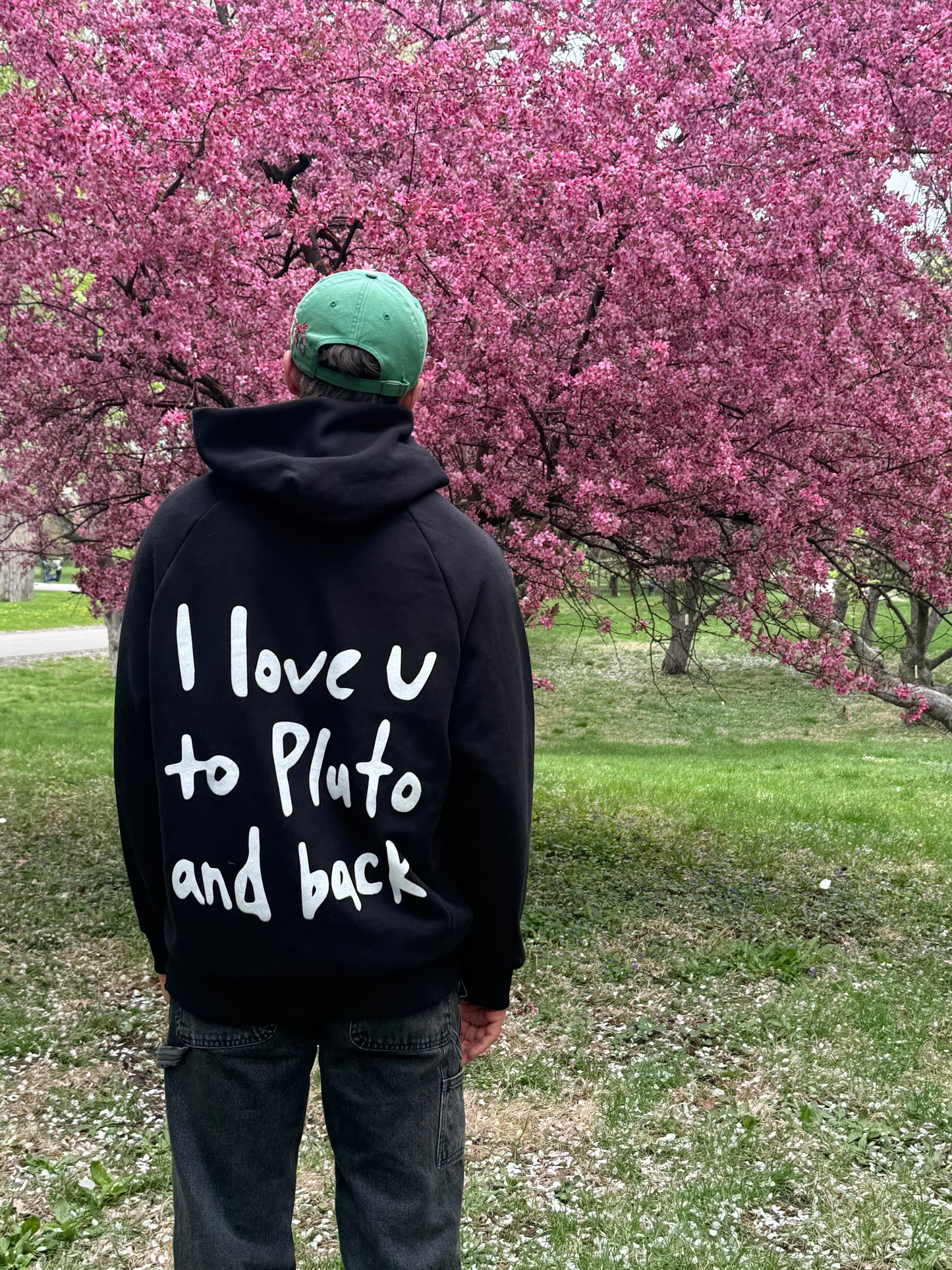 BLACK LOVE LETTER HOODIE