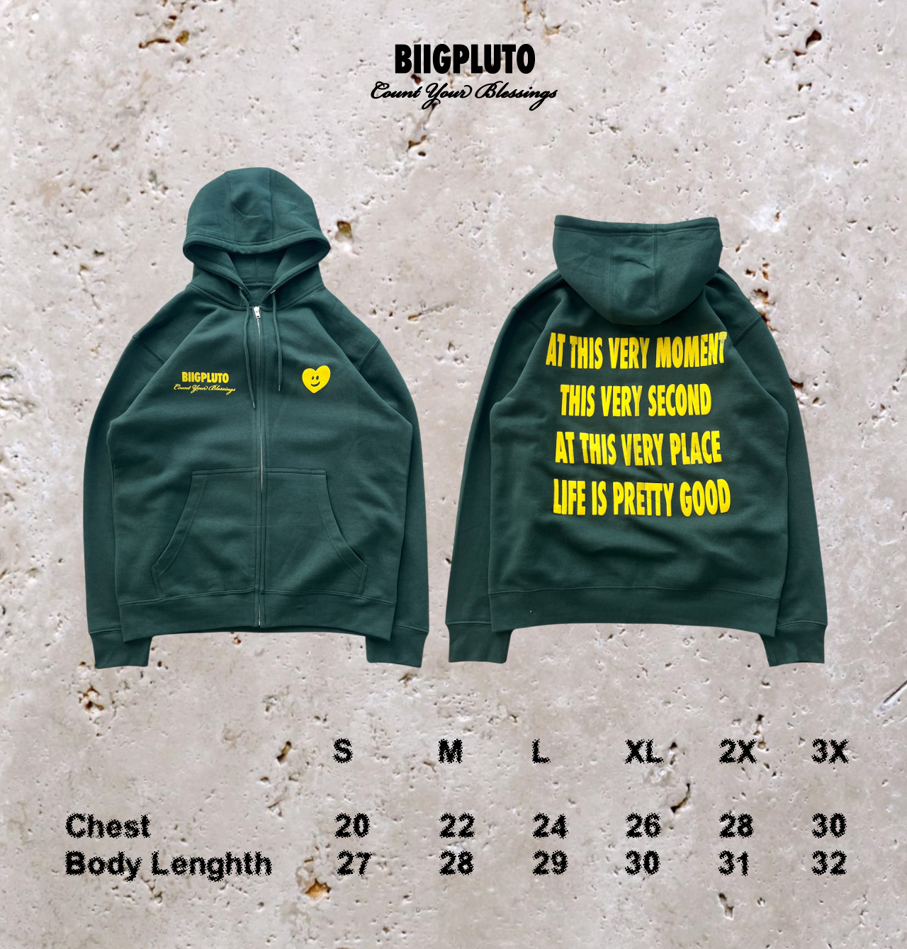 BLESSINGS ZIP UP