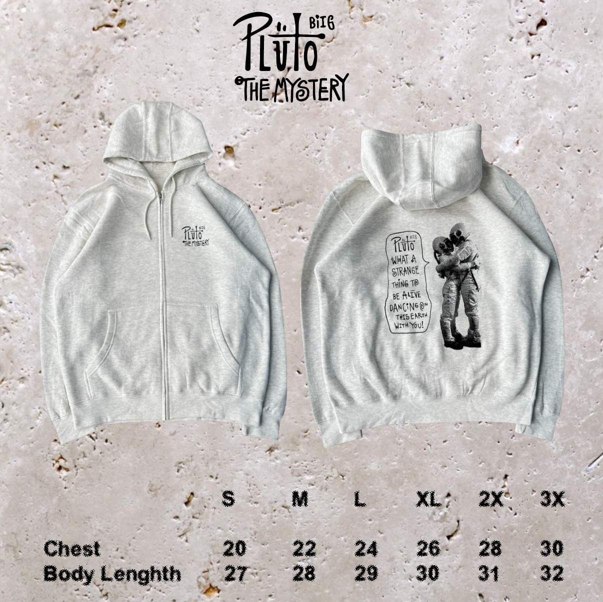 MYSTERY ZIP UP