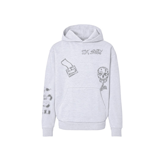 “BUSY” HEATHER HOODIE
