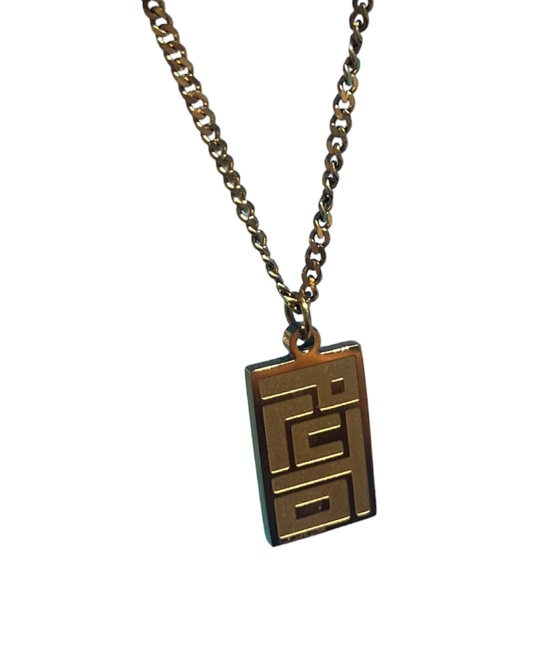 PLUTO PENDANT GOLD CHAIN