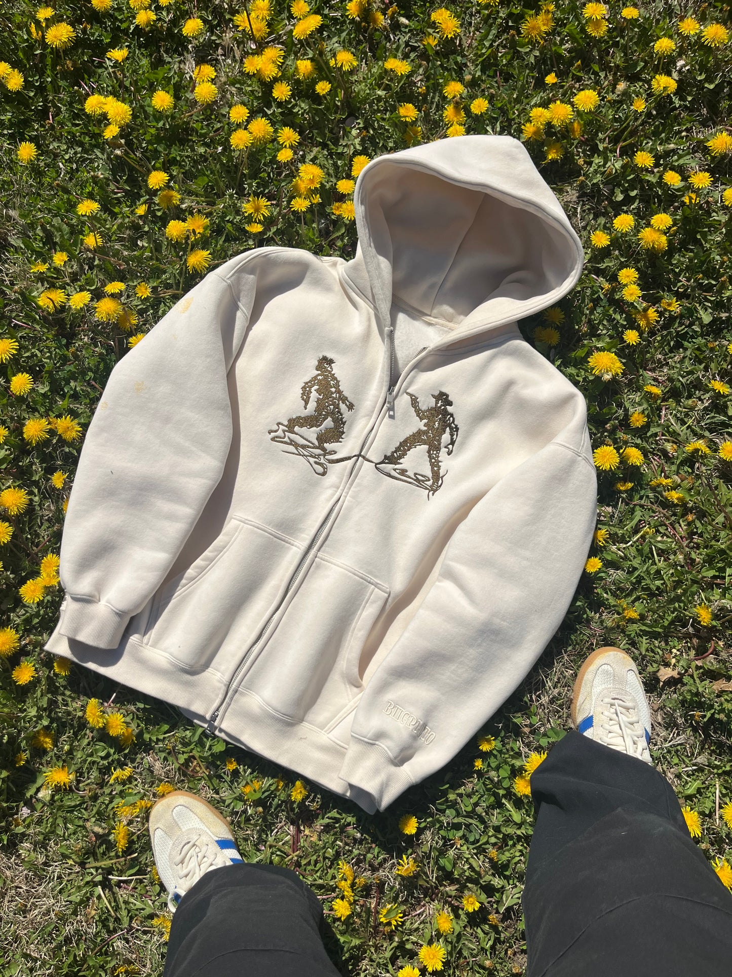 COWBOY UP ZIP HOODIE