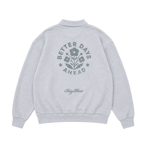 GREY COLLARED CREW