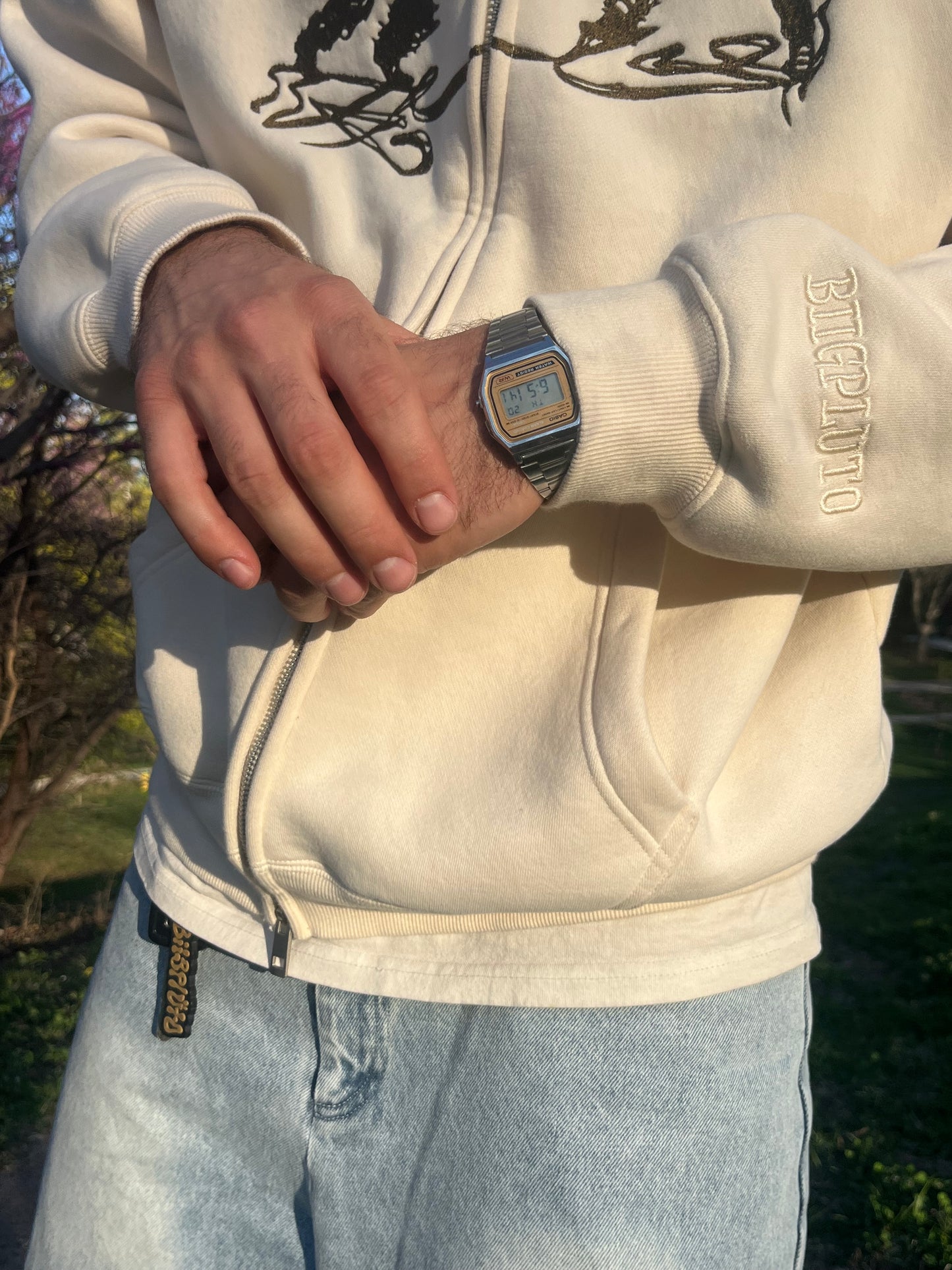 COWBOY UP ZIP HOODIE