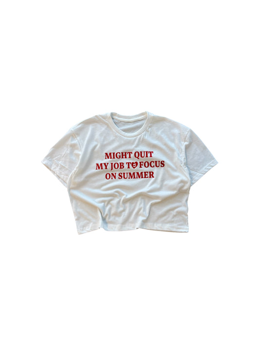 WHITE SUMMER BABYTEE