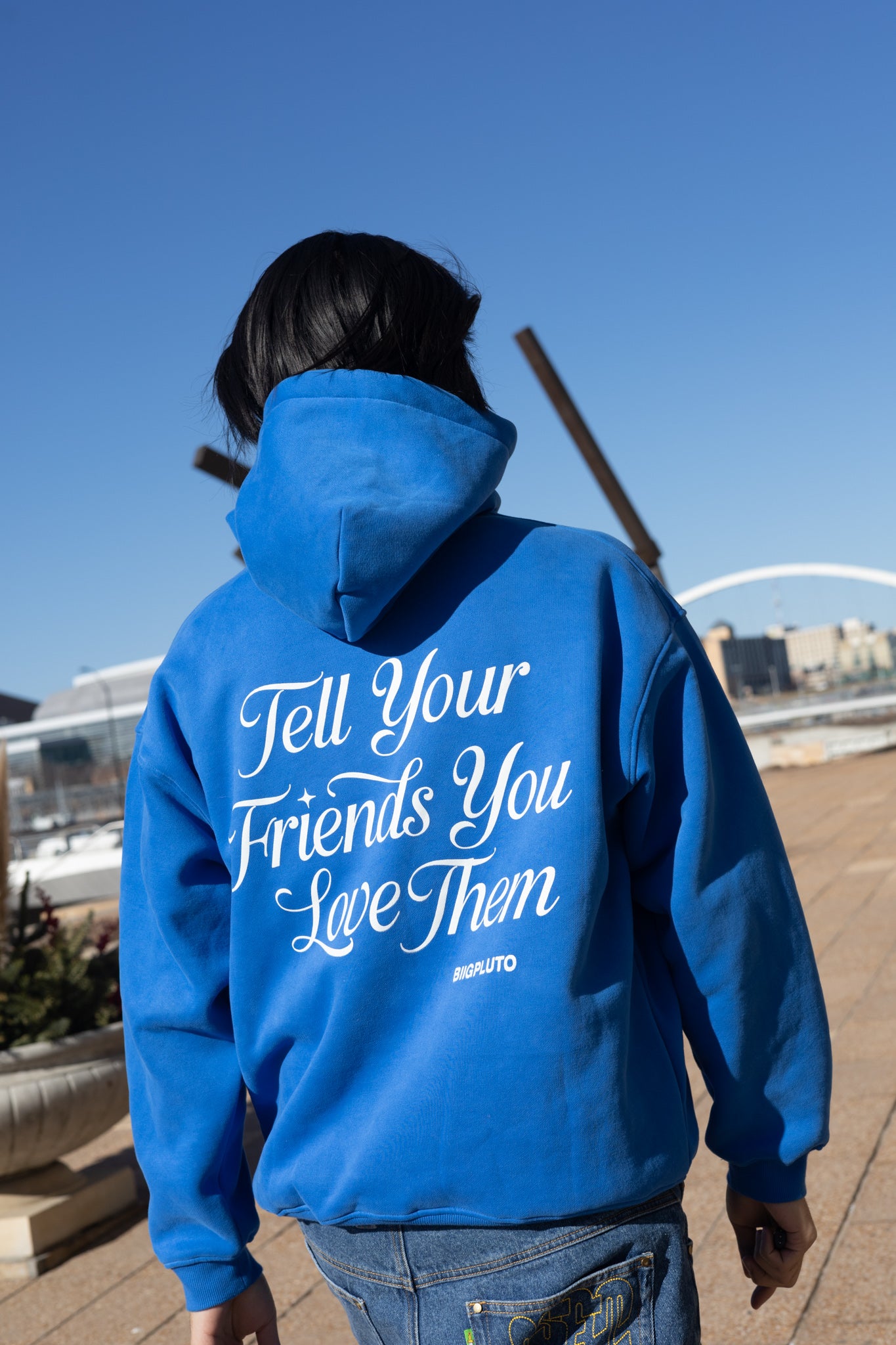 COBALT BLUE HOODIE