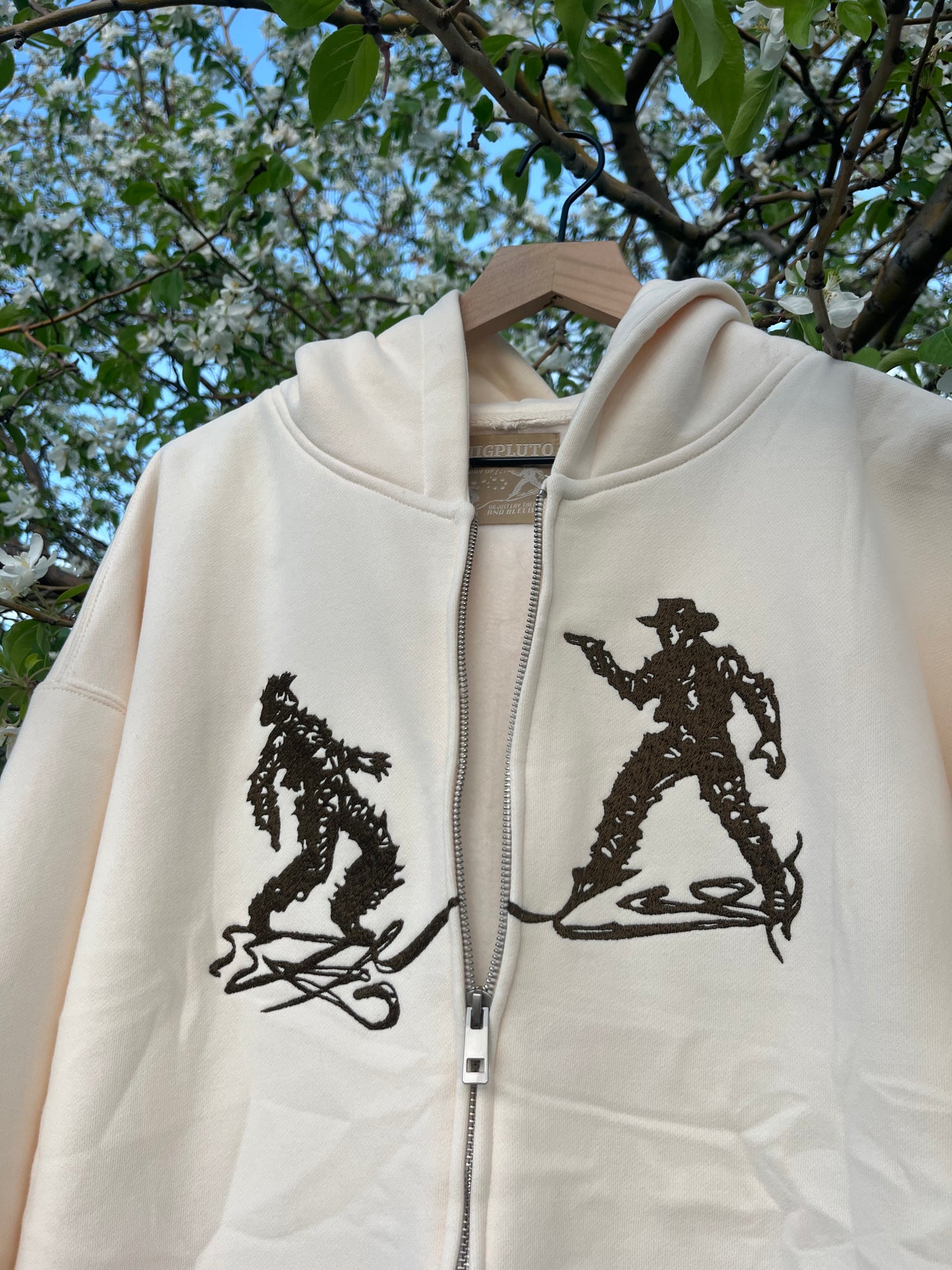 COWBOY UP ZIP HOODIE