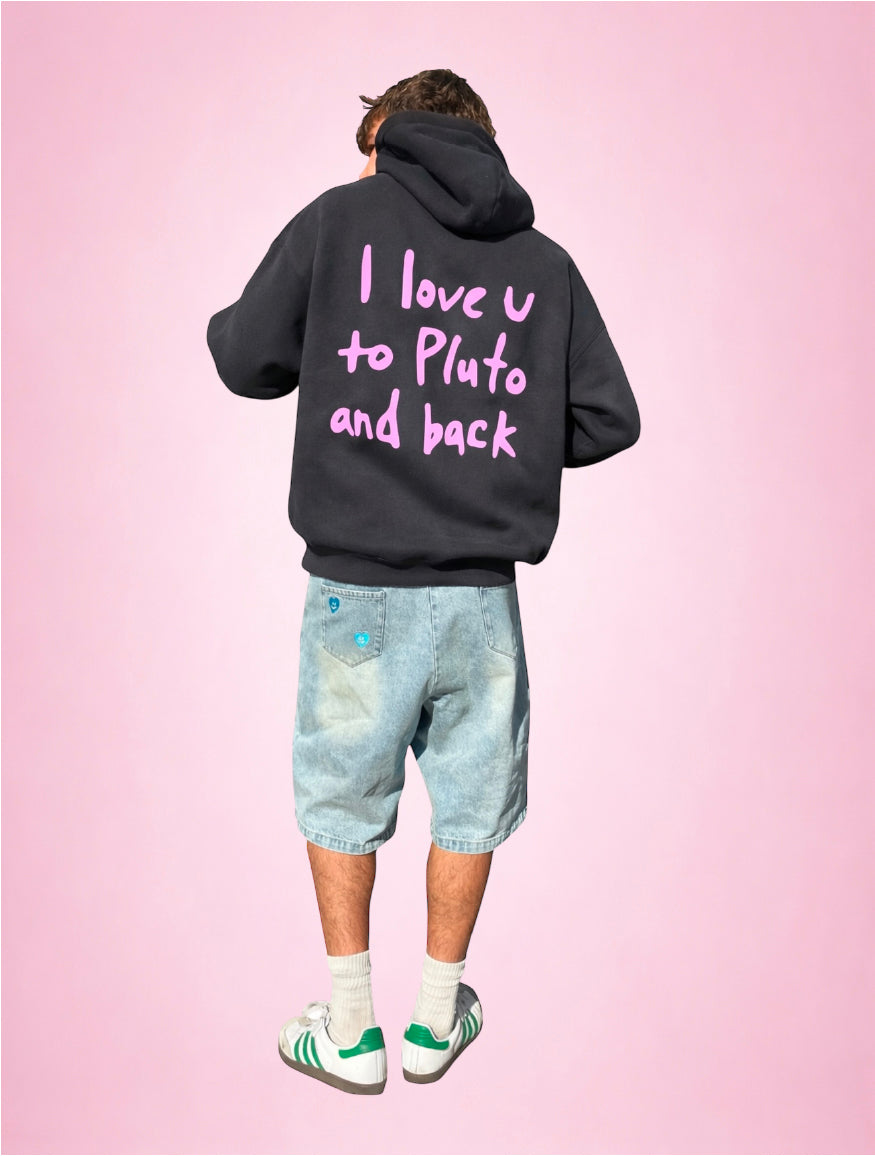 CHARCOAL ROSE HOODIE