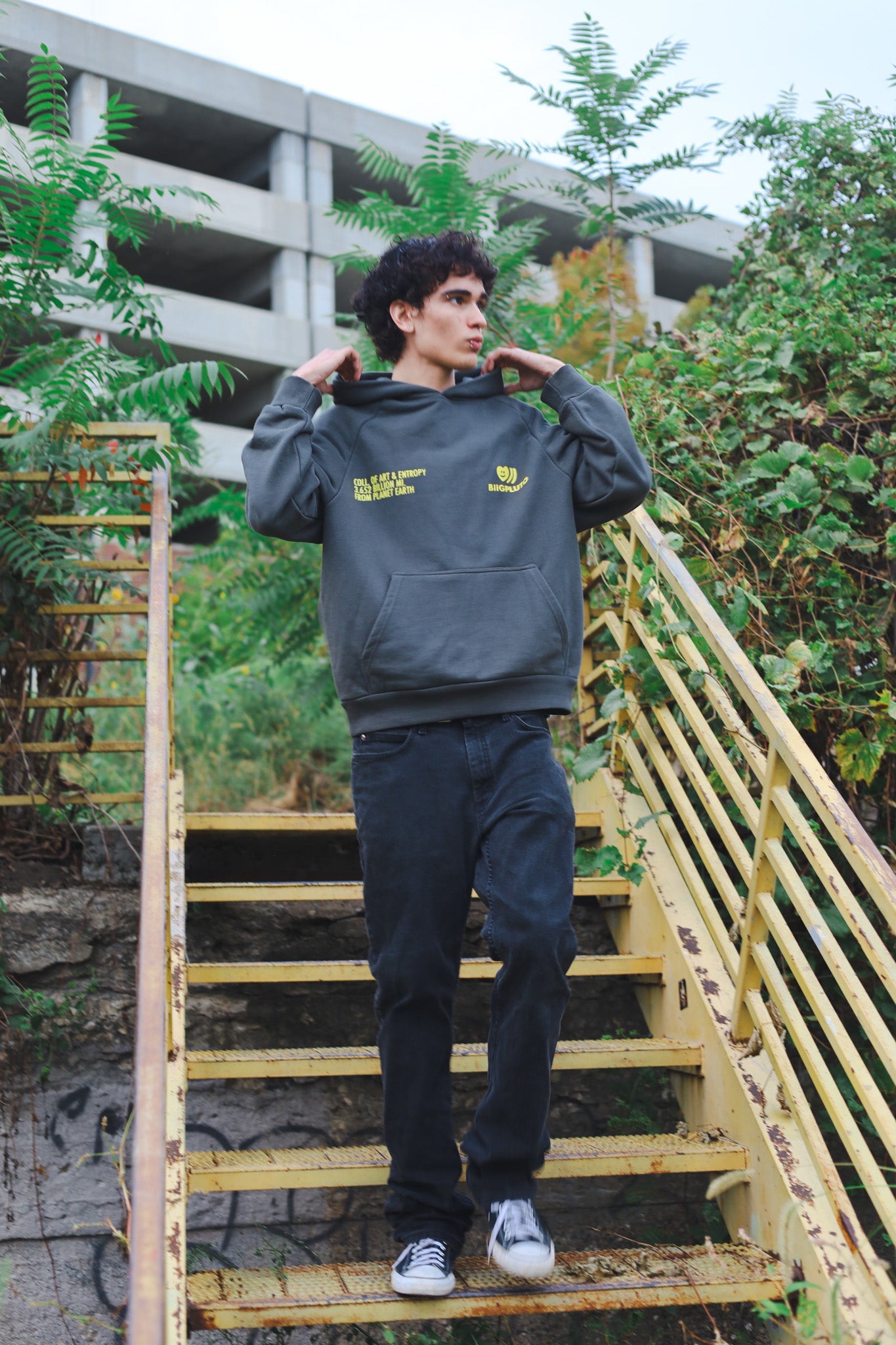 CHARCOAL TY4BY HOODIE