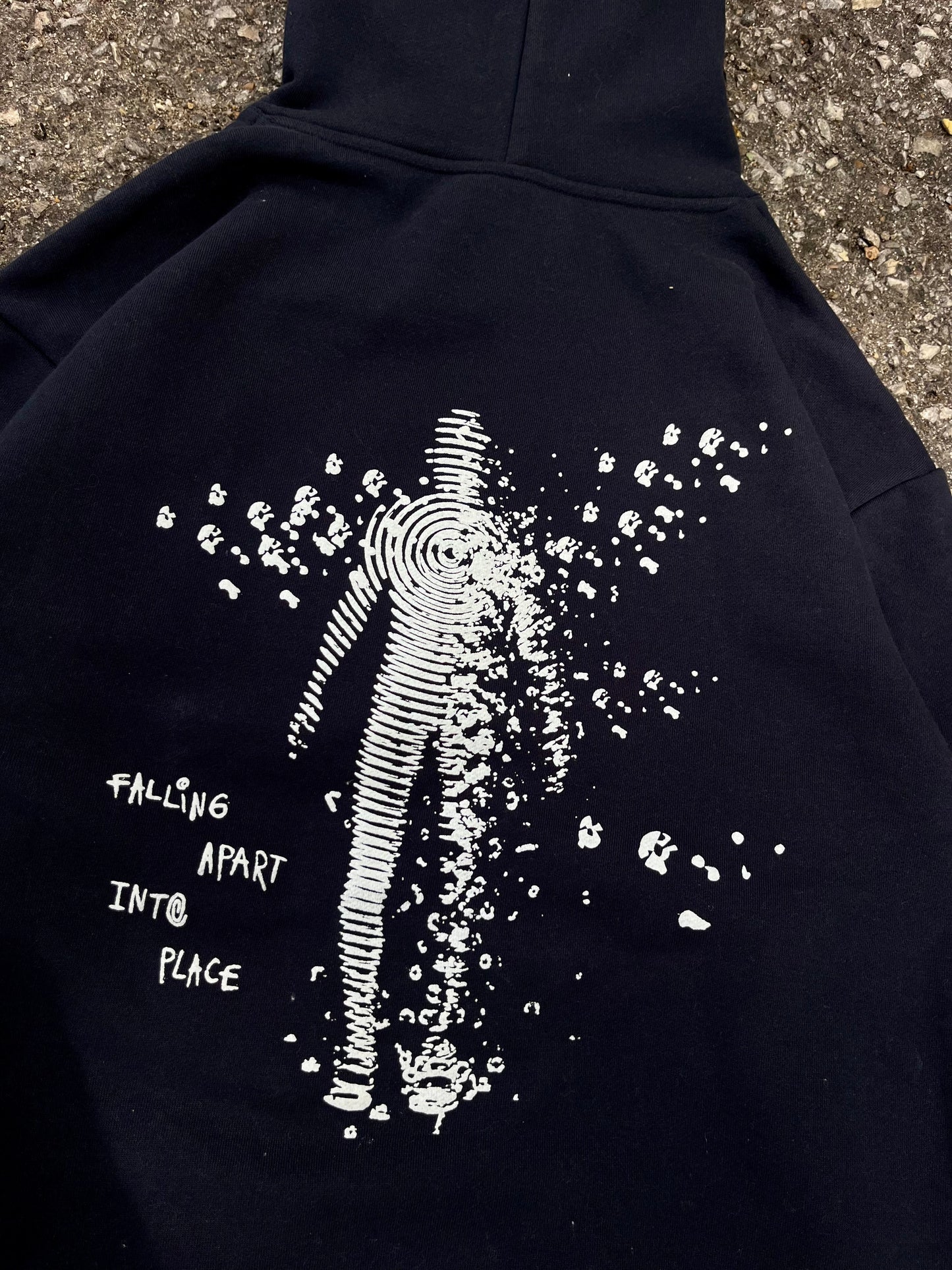 REBIRTH NAVY HOODIE