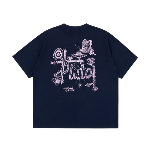 NAVY IN BLOOM TEE