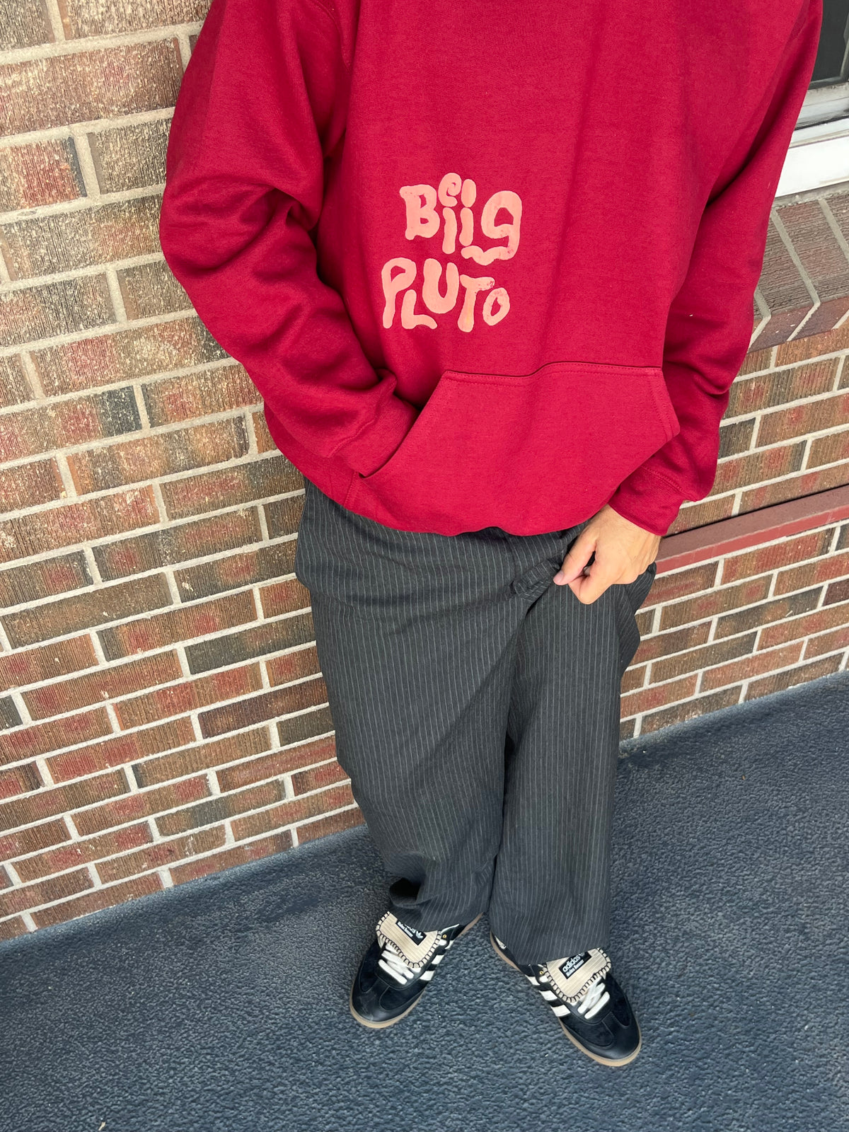 BLOOD RED SCARY MOVIE HOODIE