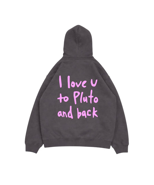 CHARCOAL ROSE HOODIE