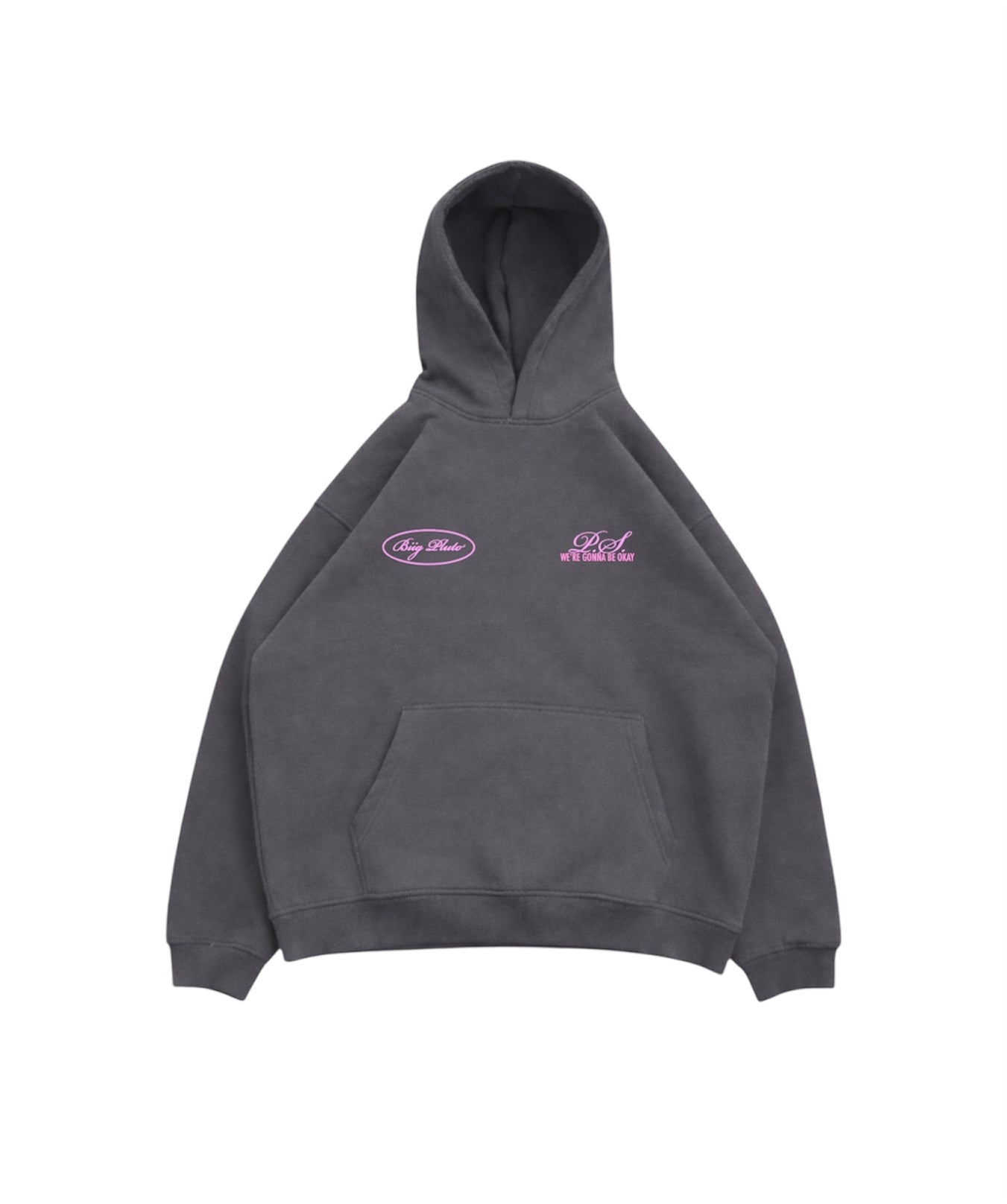 CHARCOAL ROSE HOODIE