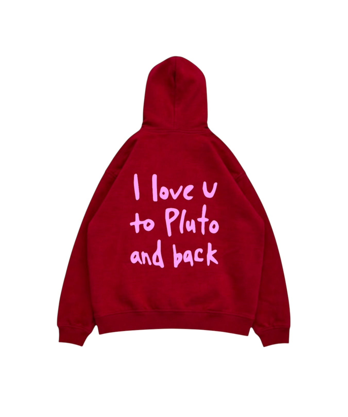 DEEP RED HOODIE